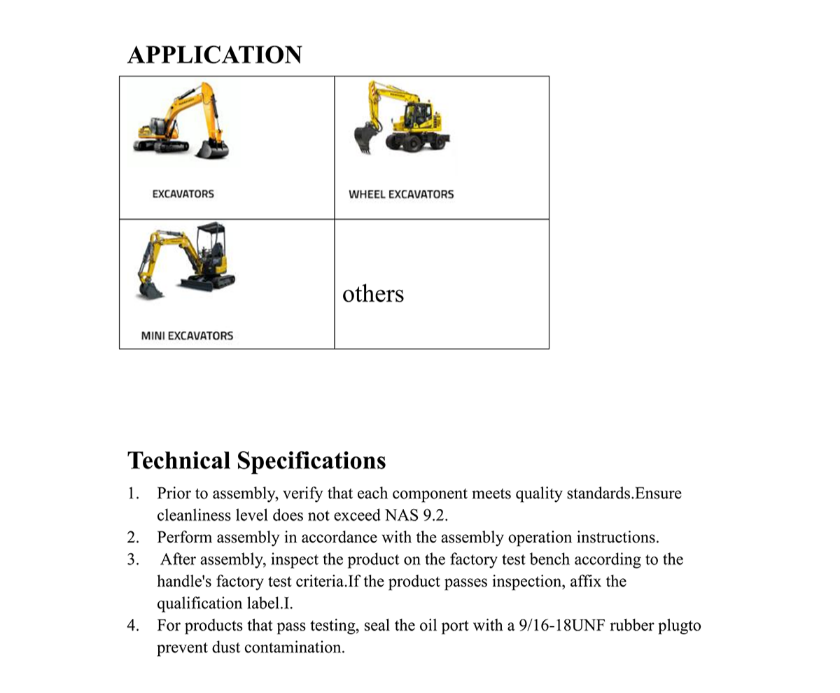 01-HYDRAULIC PILOT REMOTE CONTROL VALVE  FOR EXCAVTOR